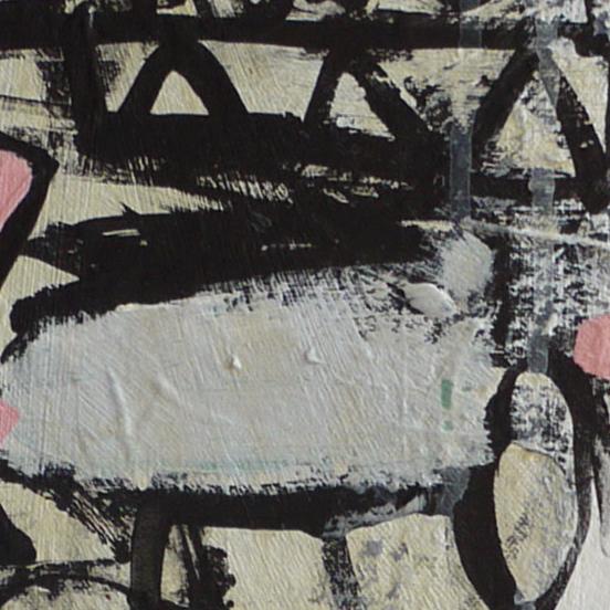 Detail of Queen Takes Knight — upper left