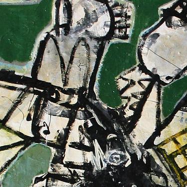 Detail of Too Much Grease Will Break The Machine — upper left