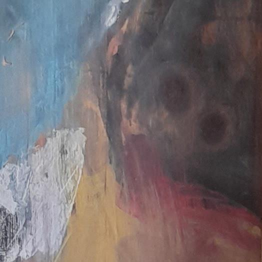 Detail of in a manner of speaking — lower right