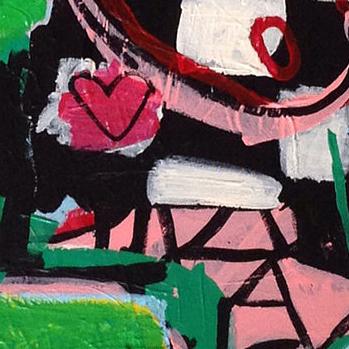 Detail of George & The Oxen — lower right