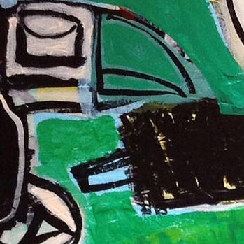 Detail of George & The Oxen — upper left