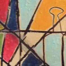Detail of Behind The Stained Glass — upper left