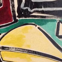 Detail of Alcohol Reflections — lower right