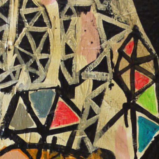 Detail of All The Wrong Places — upper left