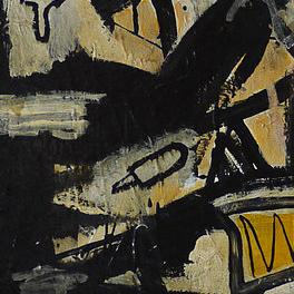 Detail of The Trumpet Blower — centre