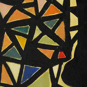 Detail of The Harlequin — centre