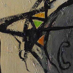 Detail of Societies Little Sting — upper left