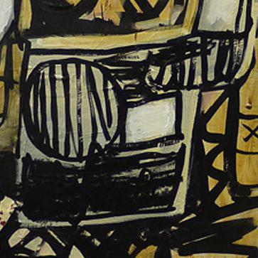Detail of Over the Rainbow — lower right