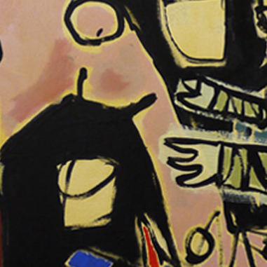 Detail of Birth of a Narcissist — lower right