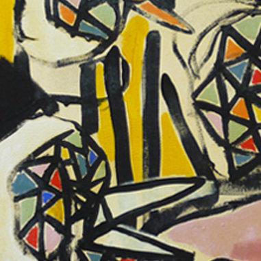 Detail of Birth of a Narcissist — upper left
