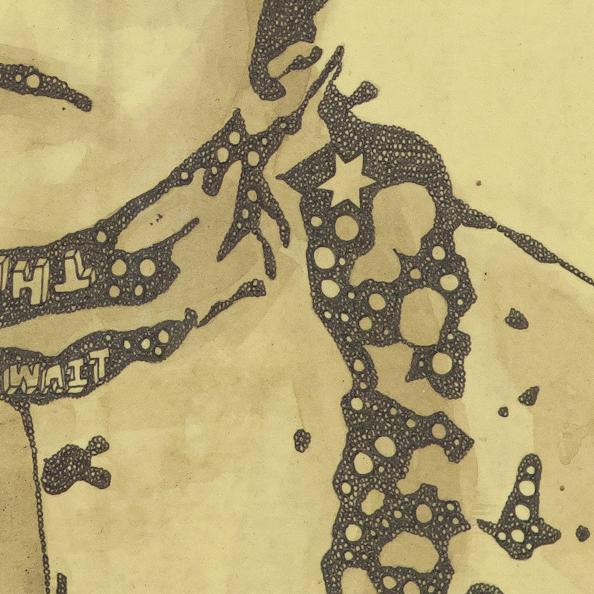 Detail of Onawa \ The Tribe — lower right
