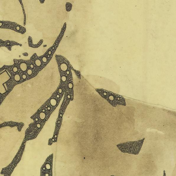 Detail of Nadie \ The Tribe — lower right