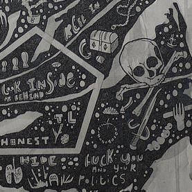 Detail of Pentagon Dreaming — lower right