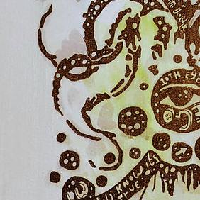 Detail of Bless Your Soul — upper left
