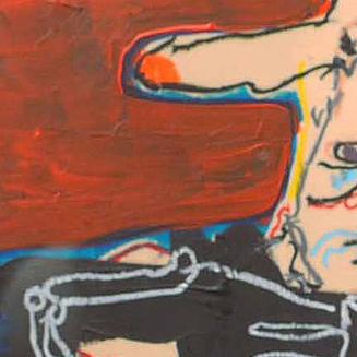 Detail of Letters to Theo — upper left