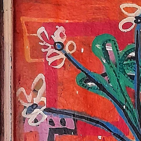 Detail of still living — upper left