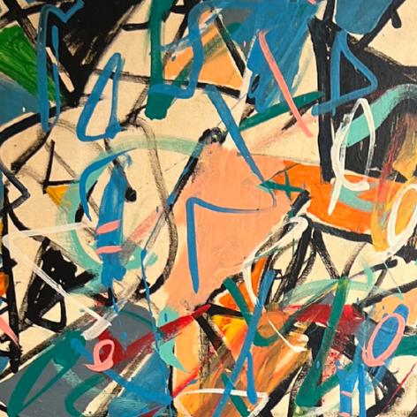 Detail of Mind And Nature — upper left