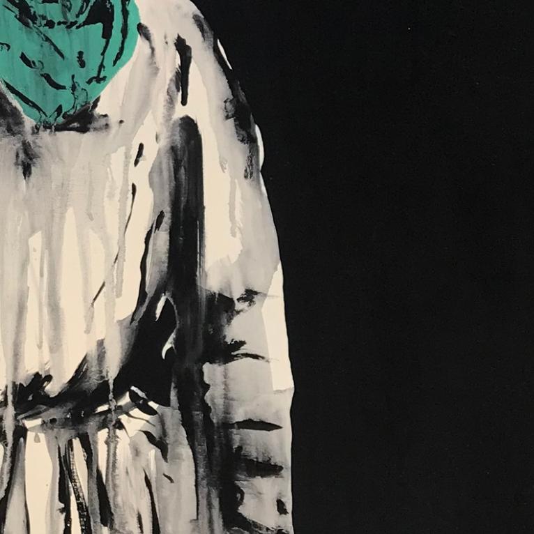 Detail of Rocket Man — lower right