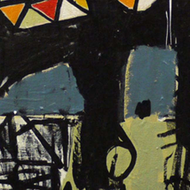 Detail of Simon Says — lower right