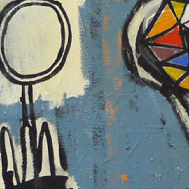 Detail of Simon Says — upper left