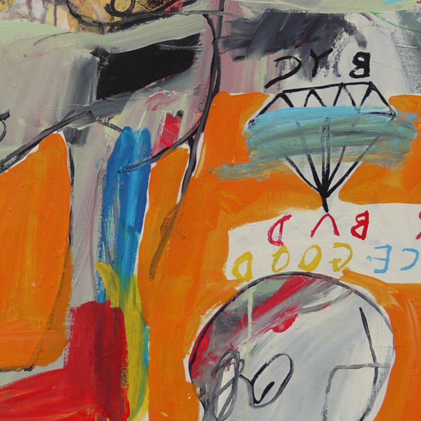 Detail of The Art Dealership — lower right