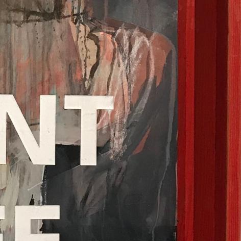 Detail of The Bob Ross Effect — lower right