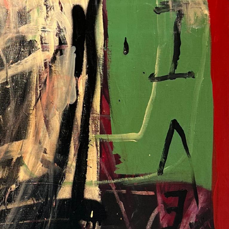 Detail of The Butcher — lower right