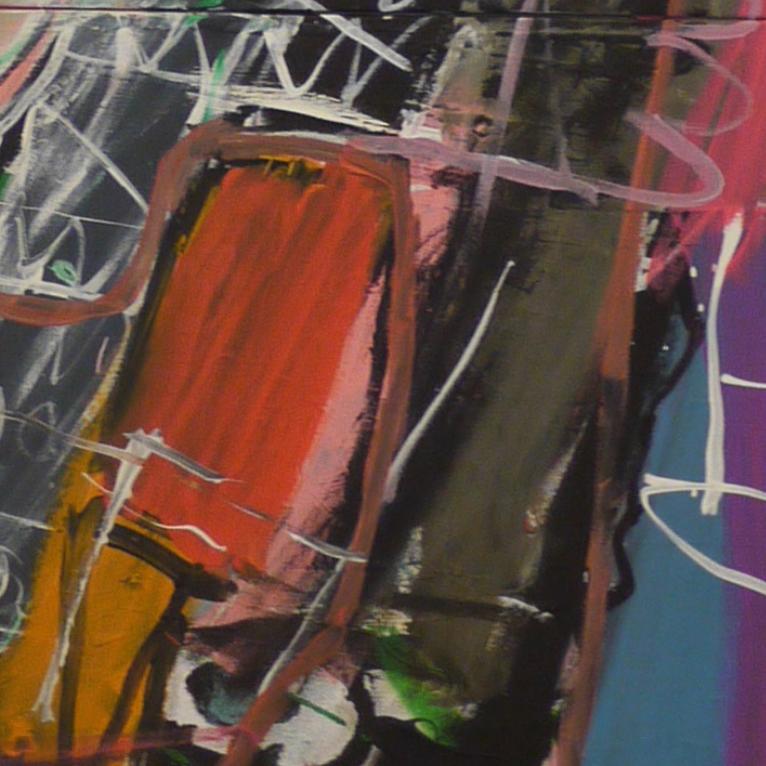 Detail of The Commander — lower right