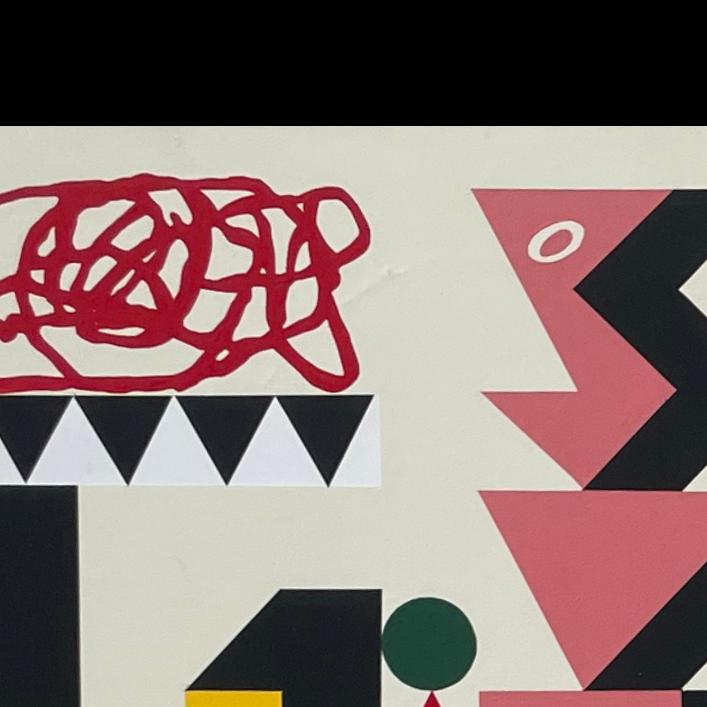 Detail of The Odd Ball — upper left