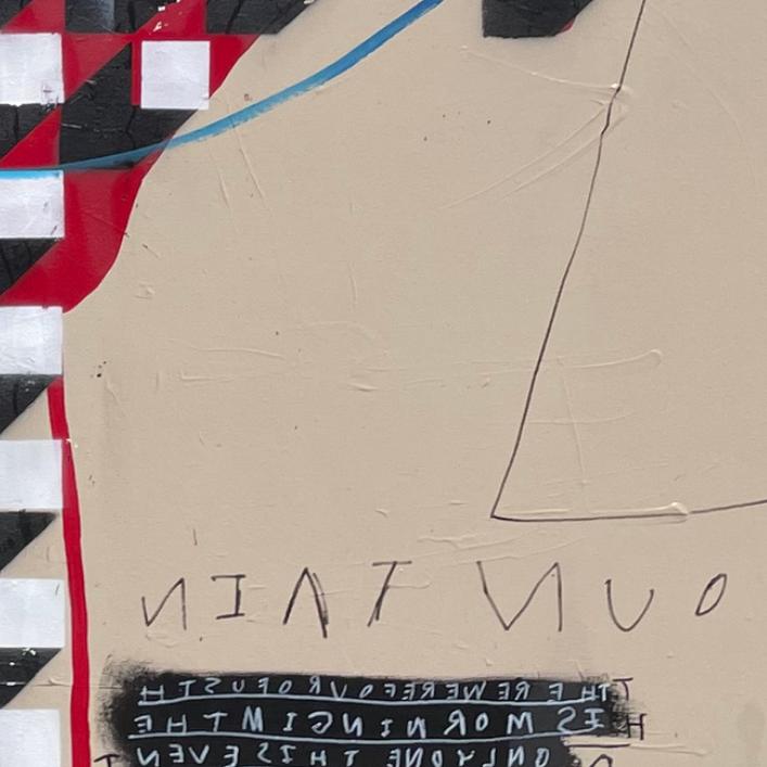 Detail of The Partisan — lower right