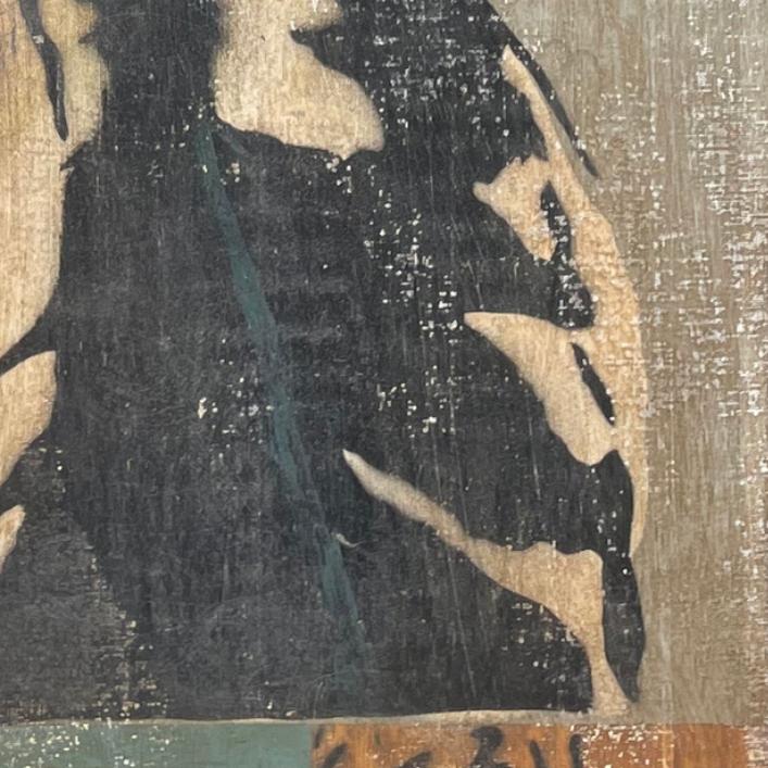 Detail of Wanted — lower right