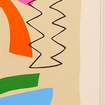 Detail of The Kite — lower right