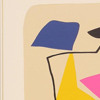 Detail of The Kite — upper left