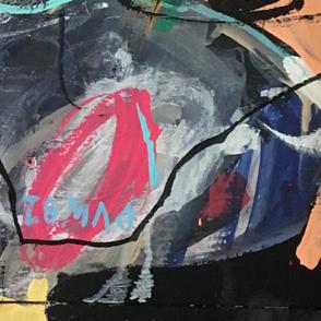 Detail of Zeca — lower right