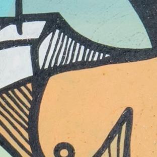 Detail of Three Wishes — upper left
