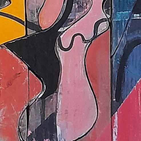 Detail of Pieces of a Puzzle II — lower right