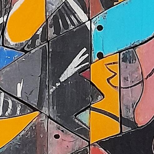 Detail of Pieces of a Puzzle II — centre