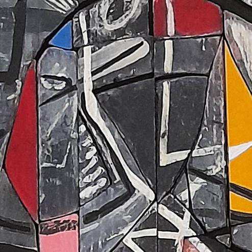 Detail of Pieces of a Puzzle II — upper left