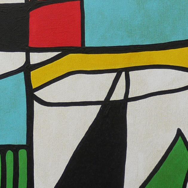 Detail of Pray — lower right