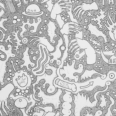 Detail of after eight — centre