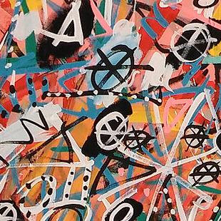 Detail of The Observer Effect — upper left