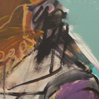 Detail of Driving Miss Daisy Crazy — lower right